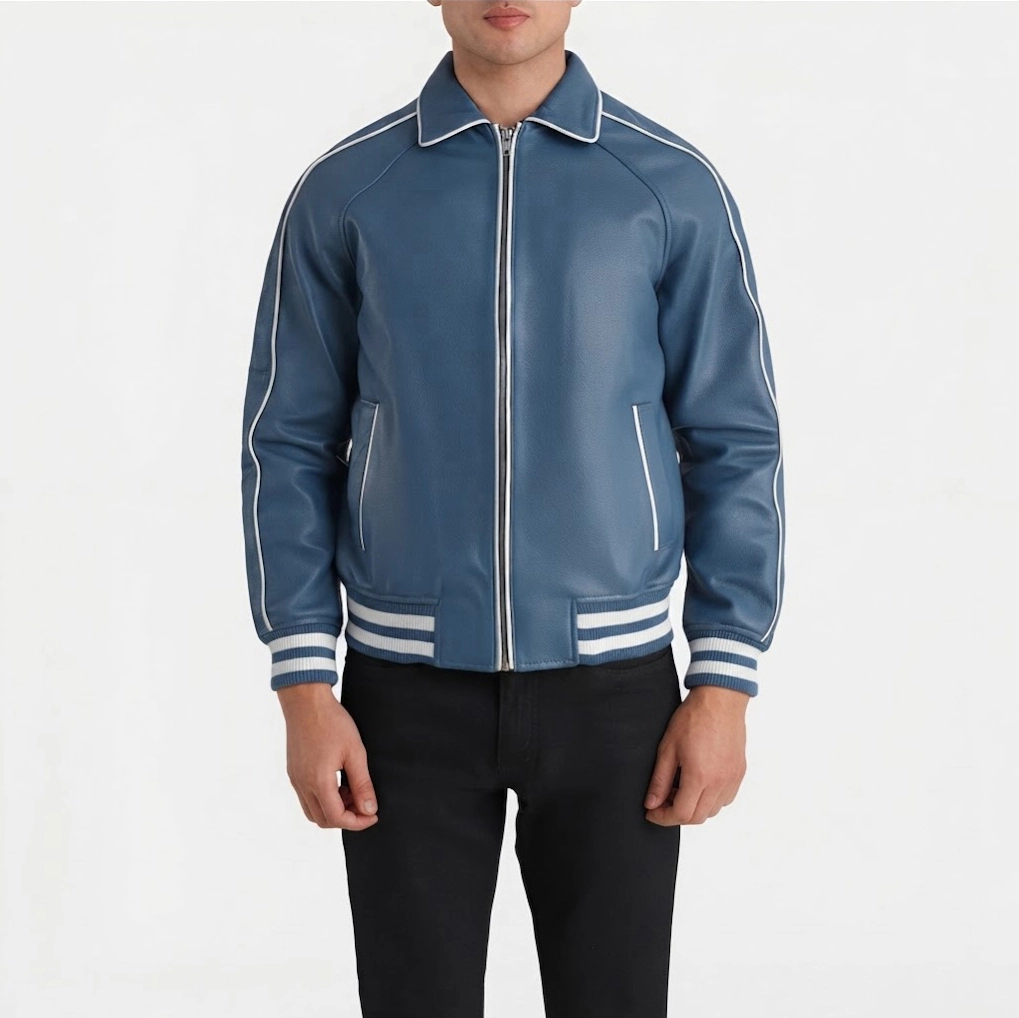 Leather Varsity Jacket