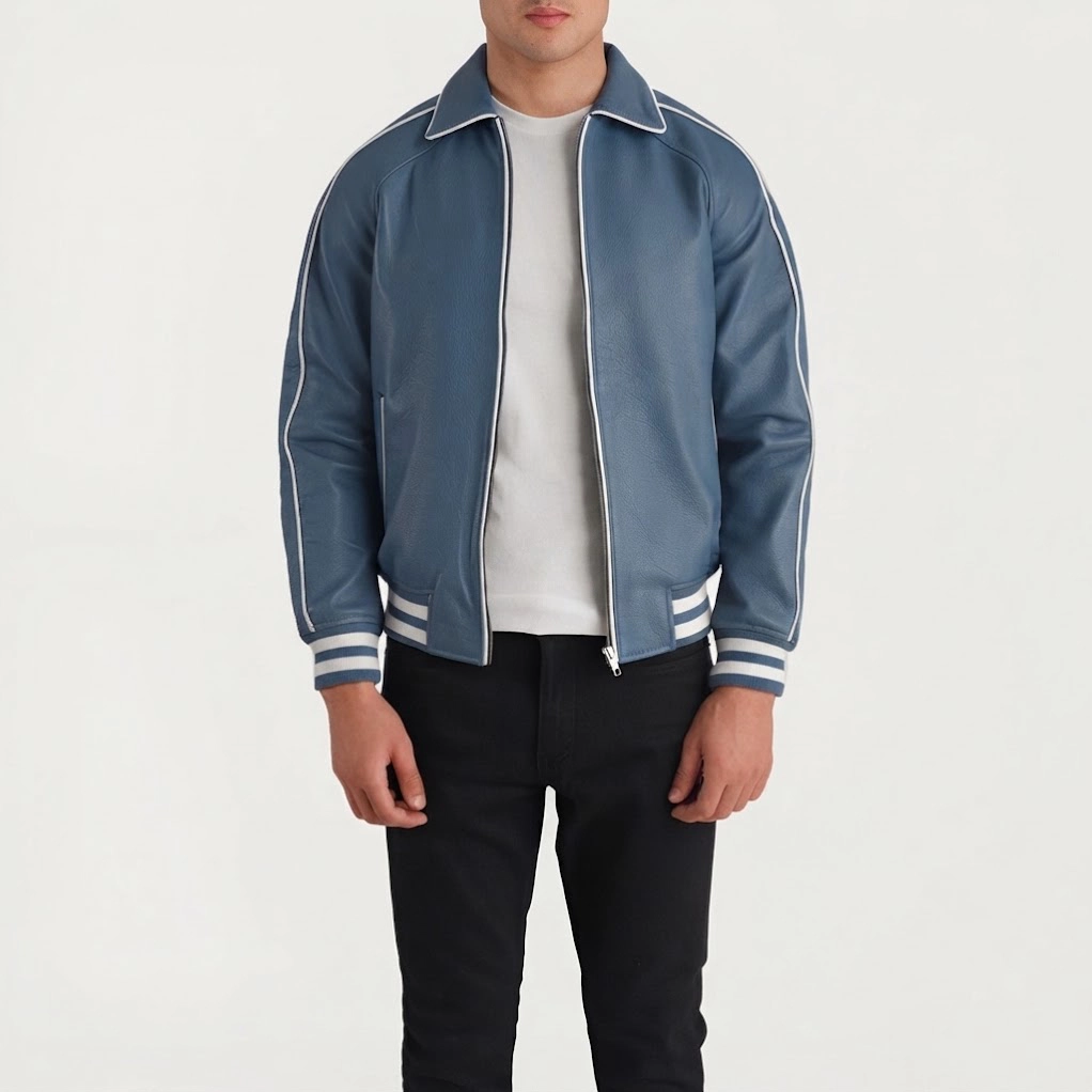 Leather Varsity Jacket