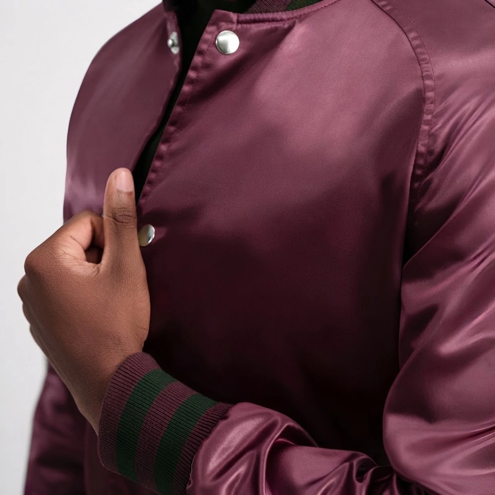 Leather Varsity Jacket - Image 3